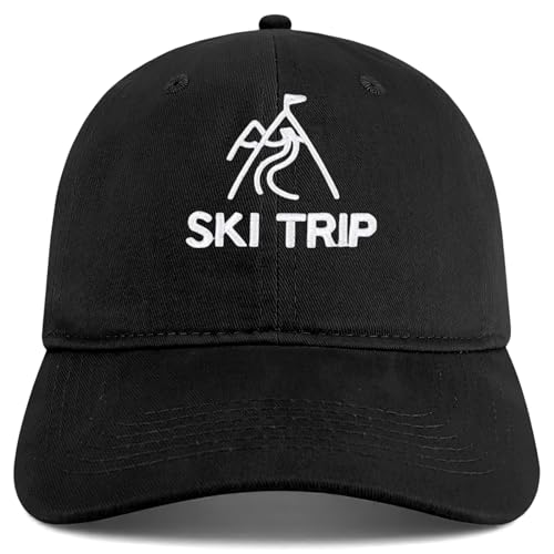 Trendy Apparel Shop Ski Trip Embroidered Cotton Unstructured Low Profile Dad Hat