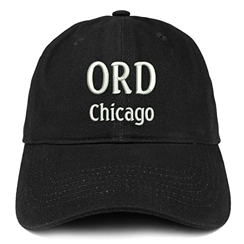 Trendy Apparel Shop ORD Chicago Low Profile Soft Cotton Baseball Cap