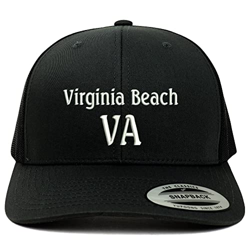 Trendy Apparel Shop Virginia Beach VA Embroidered Retro Fit Trucker Mesh Cap