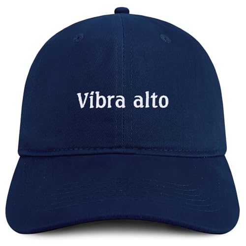 Trendy Apparel Shop Vibra Alto Embroidered Cotton Low Profile Dad Hat