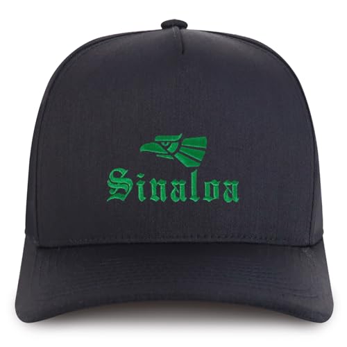 Trendy Apparel Shop Sinaloa City of Mexico Embroidered 5 Panel Structured Baseball Cap