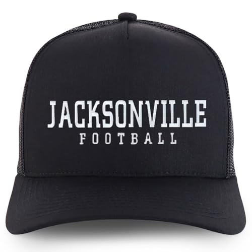 Trendy Apparel Shop Jacksonville Embroidered 5 Panel Snapback Trucker Cap