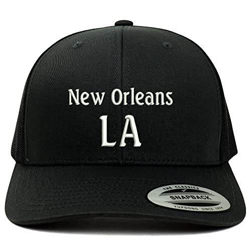 Trendy Apparel Shop New Orleans LA Embroidered Retro Fit Trucker Mesh Cap