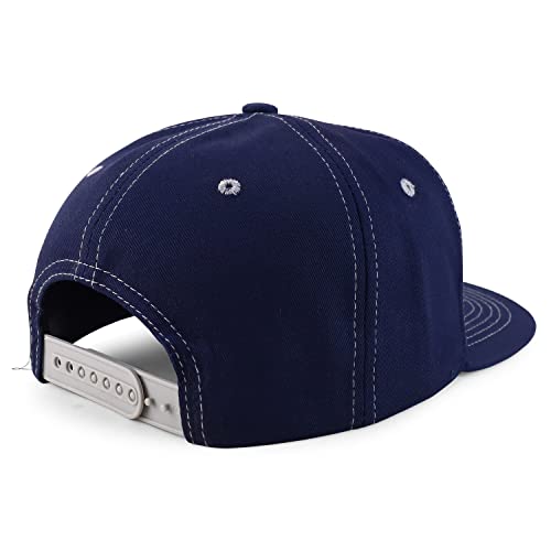 Trendy Apparel Shop Good Vibes Marijuana Leaf Embroidered Flatbill Baseball Cap