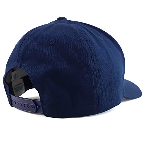 Trendy Apparel Shop Pi Day Symbol Embroidered Oversized 5 Panel XXL Baseball Cap