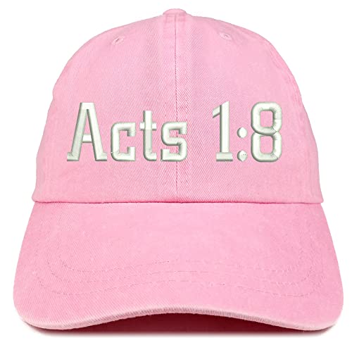 Trendy Apparel Shop Acts 1:8 Washed Pigment Dyed Baseball Cap