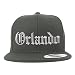 Trendy Apparel Shop Orlando Old English Embroidered Flatbill Snapback