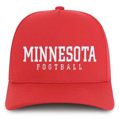 Trendy Apparel Shop Minnesota Embroidered 5 Panel Structured Baseball Cap