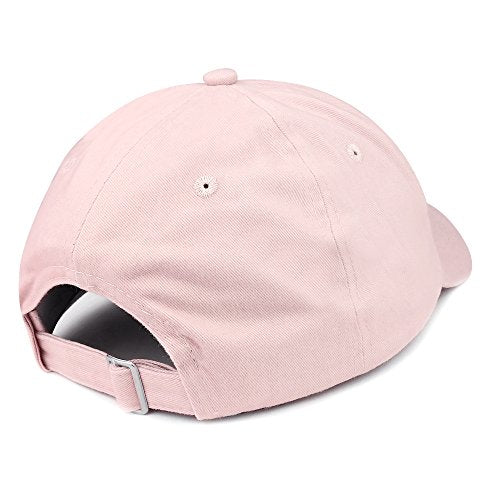 Trendy Apparel Shop Colorful Dog Paw Embroidered Brushed Cotton Dad Hat Ball Cap - Light Pink