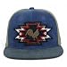 Trendy Apparel Shop Rodeo Design Embroidered Washed Cotton Flat Bill Snapback Cap