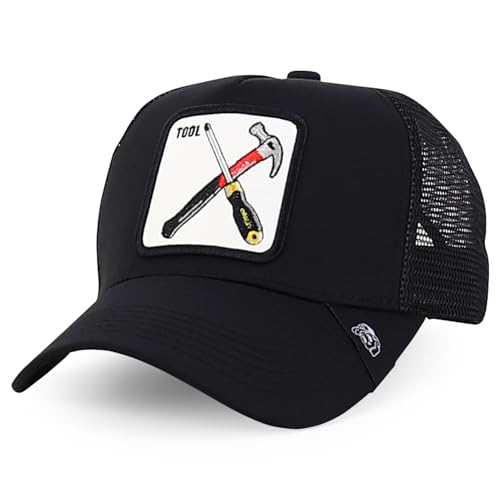 Trendy Apparel Shop 5 Panel Structured Tool Theamed Design Trucker Cap