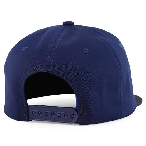 Trendy Apparel Shop Mexico States with Eagle Embroidered Flatbill Snapback Cap