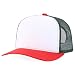 Trendy Apparel Shop 5 Panel Structured Trucker Cap with Mexico Flag Design Undervisor