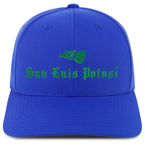 Trendy Apparel Shop San Luis Potosi Mexico State Embroidered 6 Panel Snapback Baseball Cap