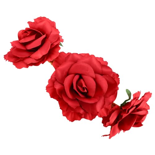 Trendy Apparel Shop Rose Flower Headband Costume Accessories