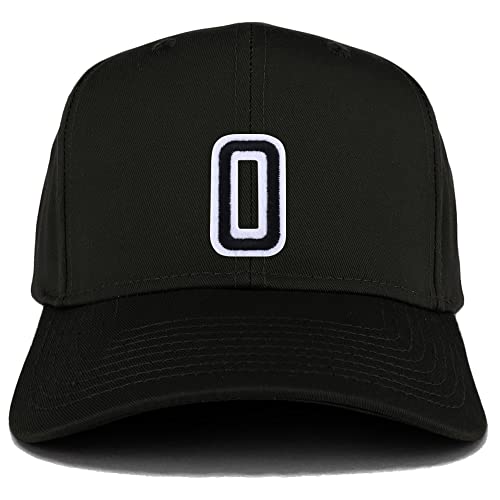 Trendy Apparel Shop Number 0 Patch Structured Baseball Cap