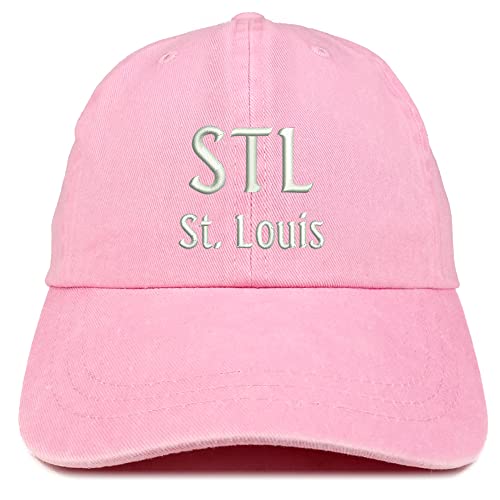 Trendy Apparel Shop STL St. Louis Embroidered Pigment Dyed Washed Baseball Cap