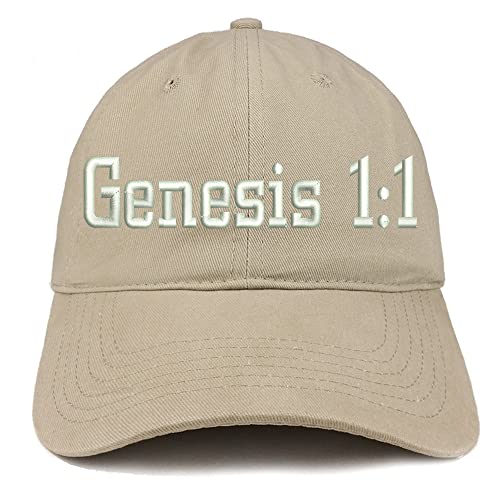 Trendy Apparel Shop Genesis 1:1 Low Profile Soft Cotton Baseball Cap