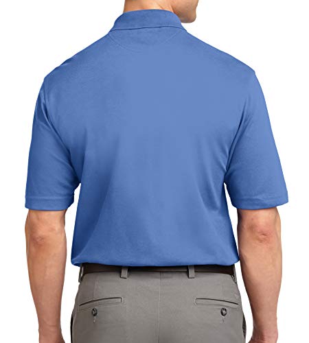 Trendy Apparel Shop Soft Breathable Fit Moisture-Wicking Quick Dry Men's Polo Big and Tall Shirt