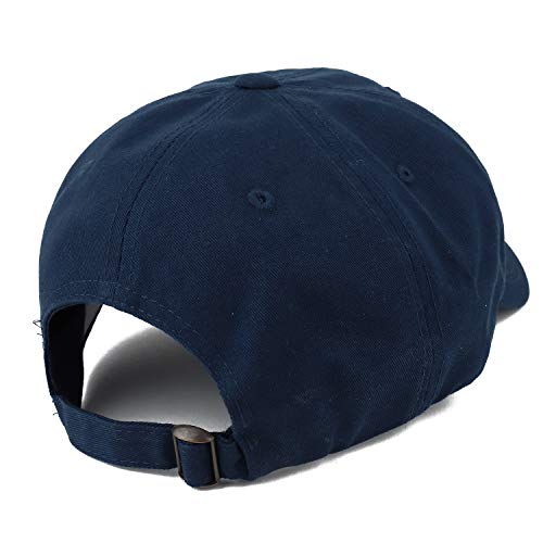 Trendy Apparel Shop Oversize XXL Plain Unstructured Soft Crown Cotton Dad Hat