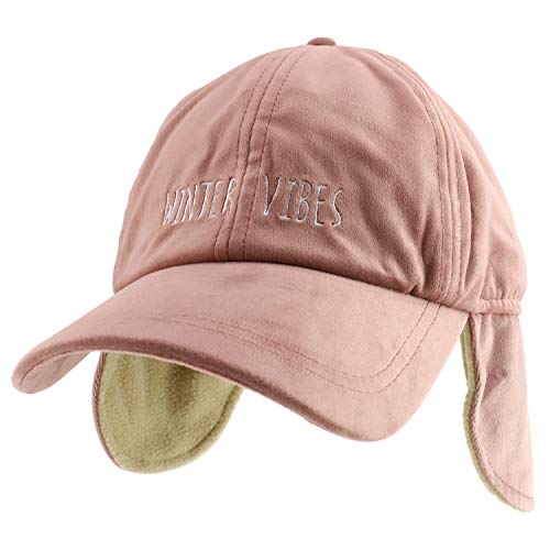 Trendy Apparel Shop Winter Vibes Ear Flap Soft Velvet Baseball Cap