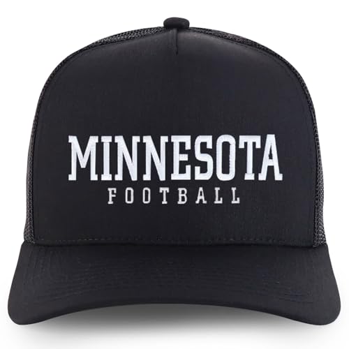 Trendy Apparel Shop Minnesota Embroidered 5 Panel Snapback Trucker Cap