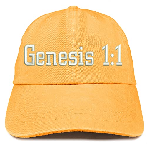 Trendy Apparel Shop Genesis 1:1 Washed Pigment Dyed Baseball Cap