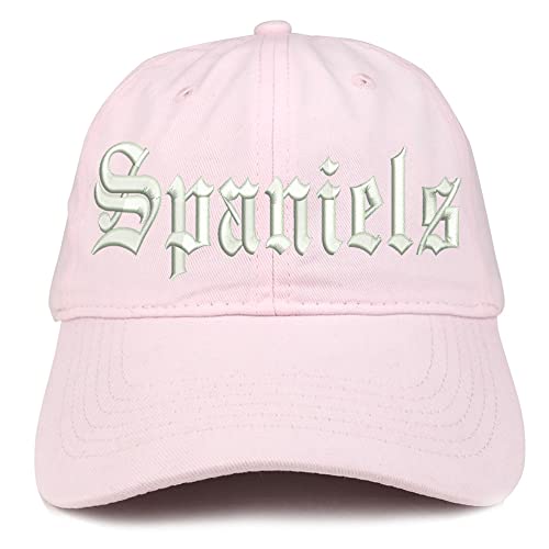 Trendy Apparel Shop Old English Spaniels Low Profile Soft Cotton Baseball Cap