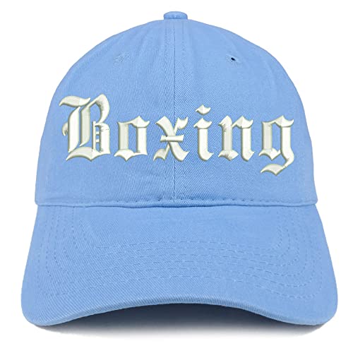 Trendy Apparel Shop Old English Boxing Low Profile Soft Cotton Baseball Cap