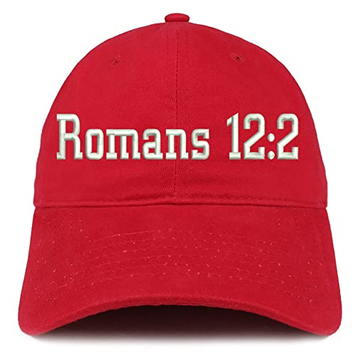 Trendy Apparel Shop Romans 12:2 Low Profile Soft Cotton Baseball Cap