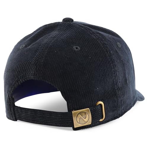 Trendy Apparel Shop Structured 6 Panel Cotton Corduroy Baseball Cap