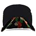 Trendy Apparel Shop Floral Print Unstructured 5 Panel Flatbill Rope Baseball Cap