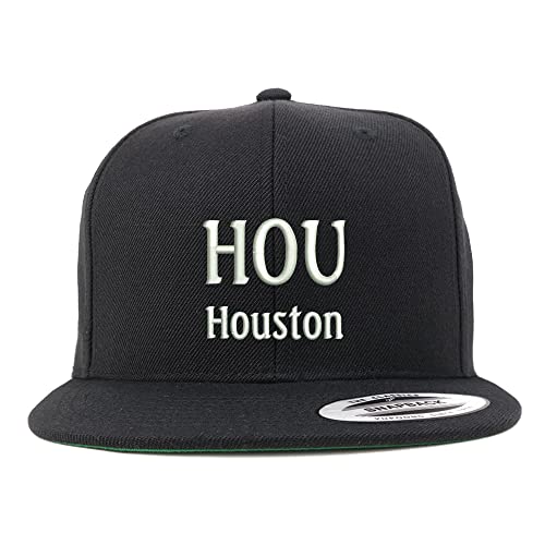 Trendy Apparel Shop HOU Houston Embroidered Flatbill Snapback