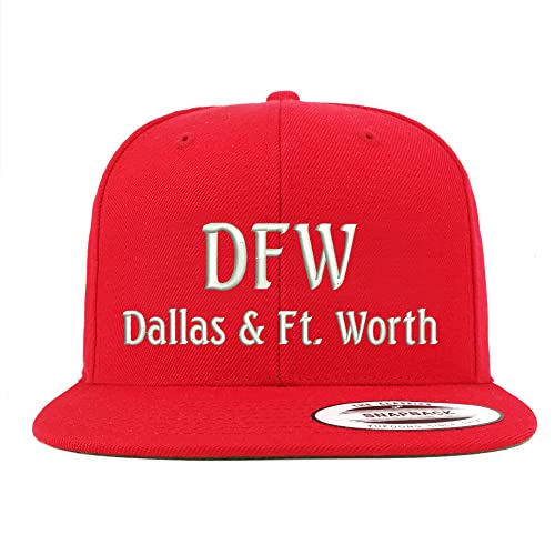 Trendy Apparel Shop DFW Dallas and Fort Worth Embroidered Flatbill Snapback