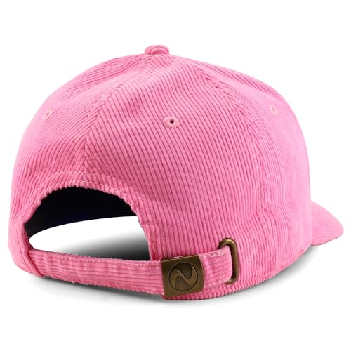 Trendy Apparel Shop Structured 6 Panel Cotton Corduroy Baseball Cap