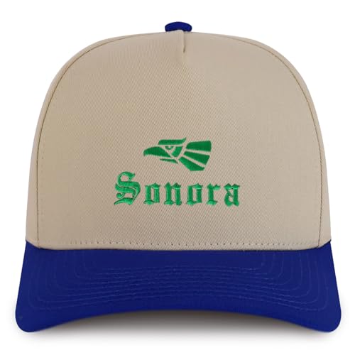 Trendy Apparel Shop Sonora State of Mexico Embroidered 5 Panel Structured Baseball Cap