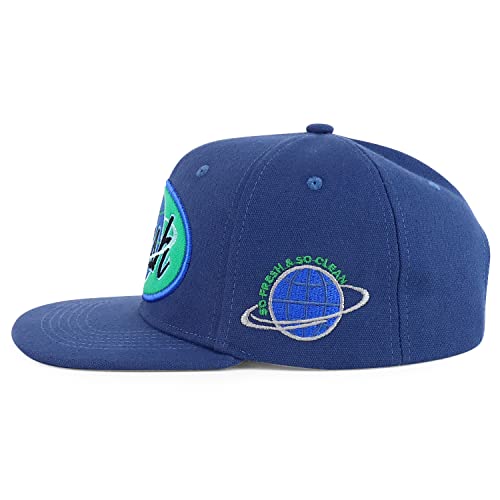 Trendy Apparel Shop Fresh Eatrh Embroidered Flatbill Snapback Cap