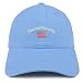 Trendy Apparel Shop Massachusetts USA Flag Low Profile Soft Cotton Baseball Cap