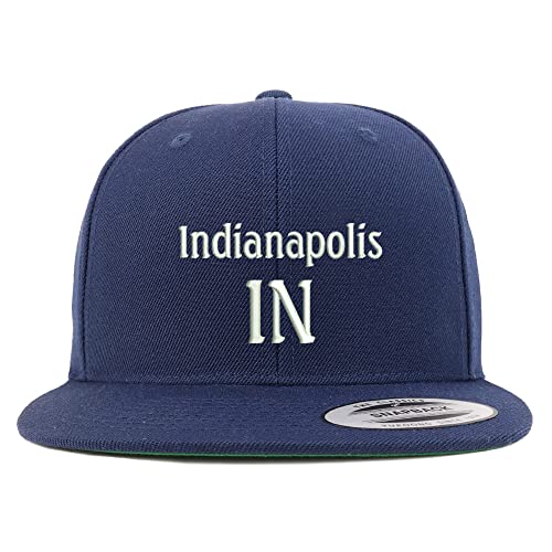 Trendy Apparel Shop Indianapolis in Embroidered Flatbill Snapback