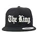 Trendy Apparel Shop The King Old English Embroidered Flatbill Snapback