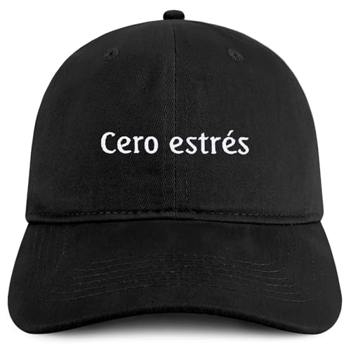 Trendy Apparel Shop Cero estres Embroidered Cotton Low Profile Dad Hat