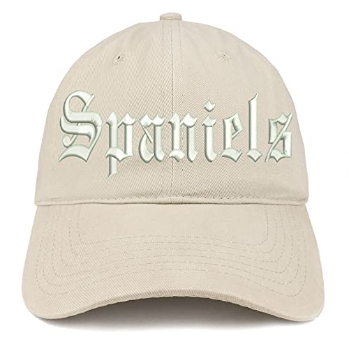 Trendy Apparel Shop Old English Spaniels Low Profile Soft Cotton Baseball Cap