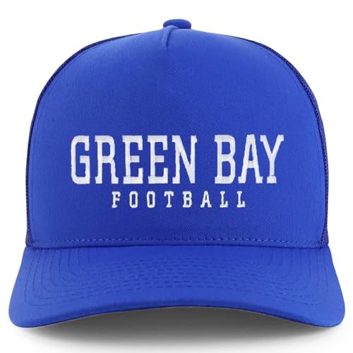 Trendy Apparel Shop Green Bay Embroidered 5 Panel Snapback Trucker Cap