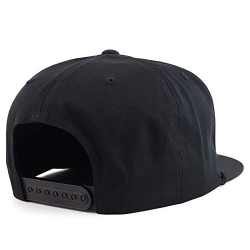 Trendy Apparel Shop Classic 5 Panel Golf Cap Flatbill Snapback Hat