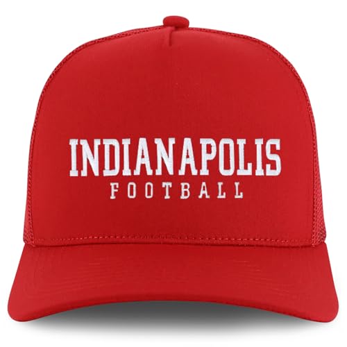 Trendy Apparel Shop Indianapolis Embroidered 5 Panel Snapback Trucker Cap
