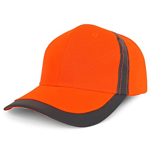 Trendy Apparel Shop High Visibility Reflective Accent Safety Baseball Cap