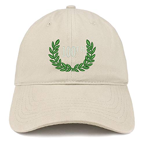 Trendy Apparel Shop 100th Anniversary Embroidered Unstructured Cotton Dad Hat