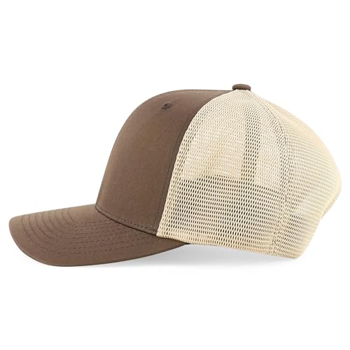 Trendy Apparel Shop Structured 6 Panel Stretchy Mesh Snapback Cap