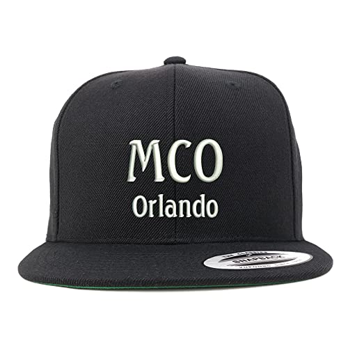 Trendy Apparel Shop MCO Orlando Embroidered Flatbill Snapback