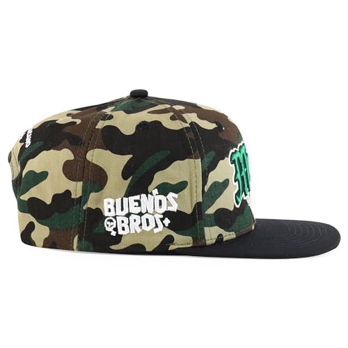 Trendy Apparel Shop 3D Mexico Embroidered Structured Flat Bill Snapback Cap